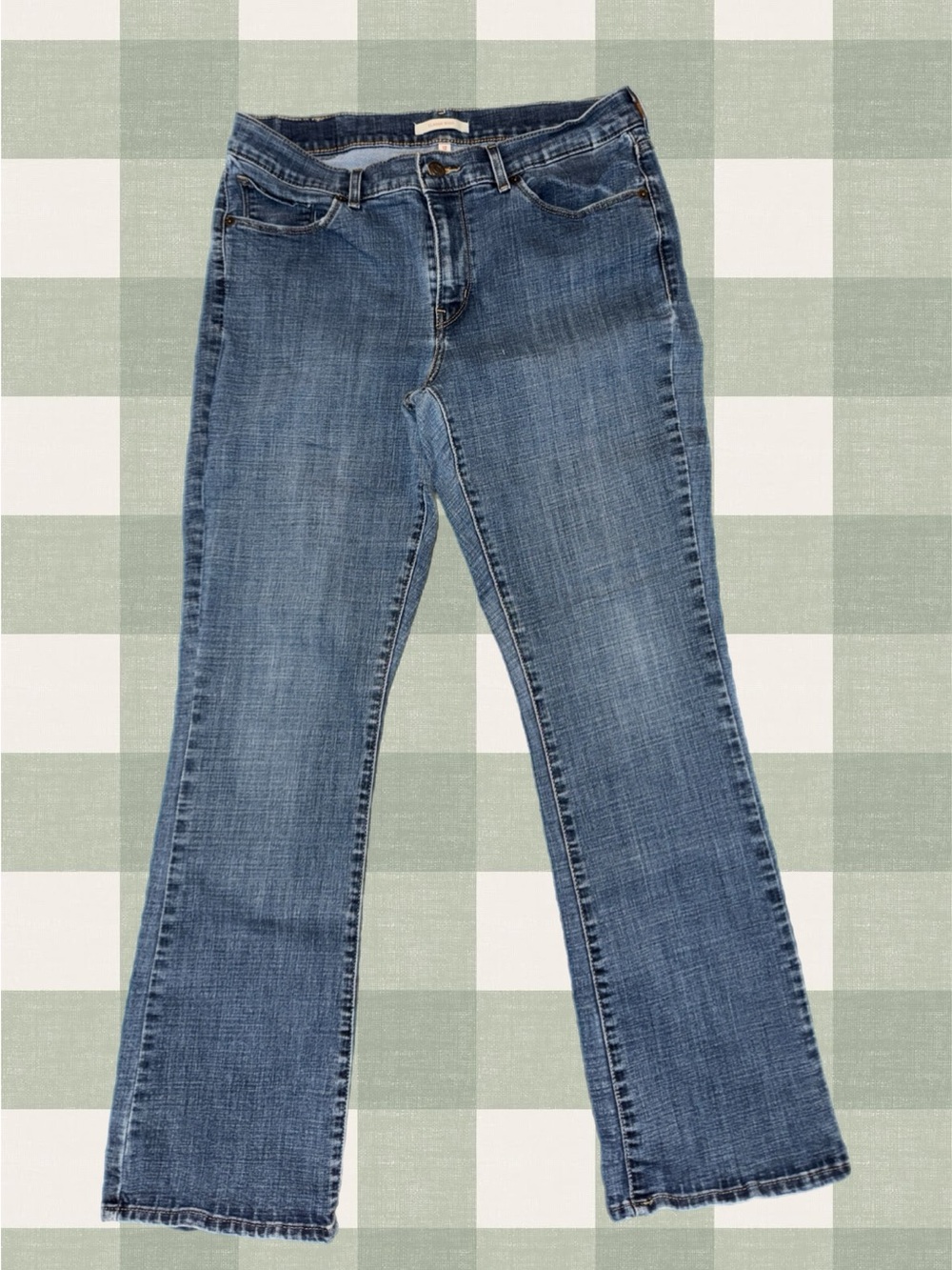 Levi’s Women’s Mid Wash Blue Bootcut Jeans
